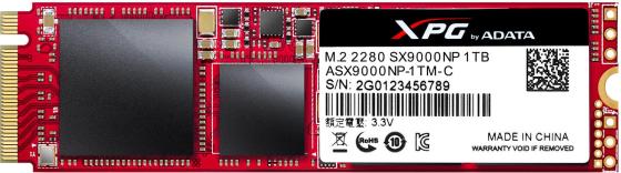 

Твердотельный накопитель SSD M.2 1Tb A-Data SX9000 Read 2800Mb/s Write 1450Mb/s PCI-E ASX9000NP-1TM-C