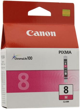 Картридж Canon CLI-8M для Pixma iP6600D iP4200 IP5200 пурпурный картридж canon для для pixma mp800 mp500 ip6600d ip5200 ip5200r ip4200 ix5000 700стр многоцветный
