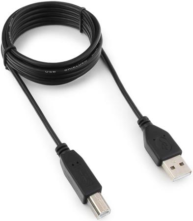 Кабель USB 2.0 AM-BM 1.8м Гарнизон GCC-USB2-AMBM-1.8M аксессуар гарнизон usb am lightning 30cm white gcc usb2 ap2 0 3m w