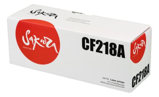 Картридж Sakura CF218A для HP LaserJet Pro M104/MFP M132 1400стр Черный