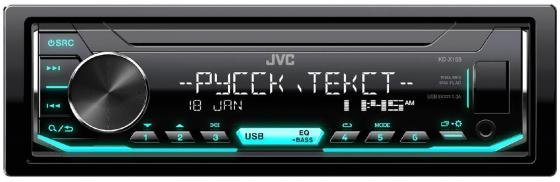 

Автомагнитола JVC KD-X155 USB MP3 FM RDS 1DIN 4x50Вт черный