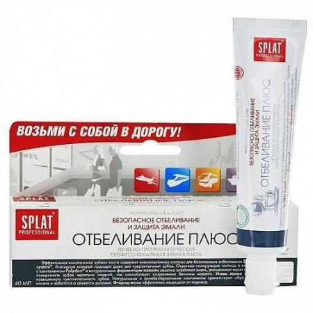 

Зубная паста SPLAT Professional Отбеливание плюс Compact 40 мл