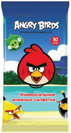 Салфетки влажные Angry Birds Techpoint 30 шт гипоаллергенные