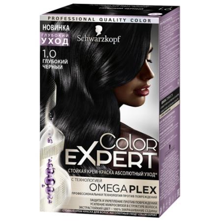 Color Expert Краска для волос 1.0 Глубокий черный167 мл