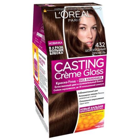 LOREAL CASTING CREME GLOSS Крем-краска для волос тон 432 Шоколадный трюфель