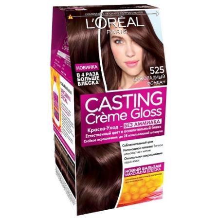 LOREAL CASTING CREME GLOSS Крем-краска для волос тон 525 Шоколадный фондан