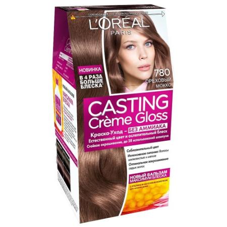 LOREAL CASTING CREME GLOSS Крем-Краска для волос тон 780 Ореховый мокко