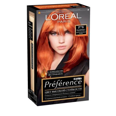 LOREAL PREFERANCE Краска для волос P78 паприка