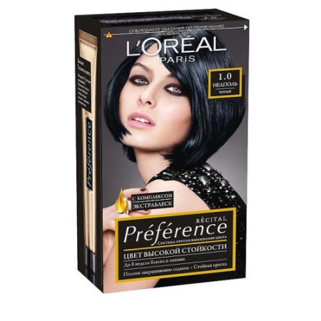 LOREAL PREFERENCE Краска для волос тон 1.0 неаполь черный