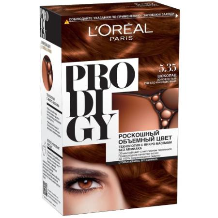 LOREAL PRODIGY Краска для волос тон 5.35 шоколад