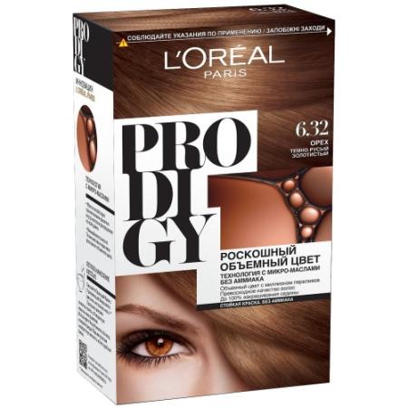 

LOREAL PRODIGY Краска для волос тон 6.32 орех