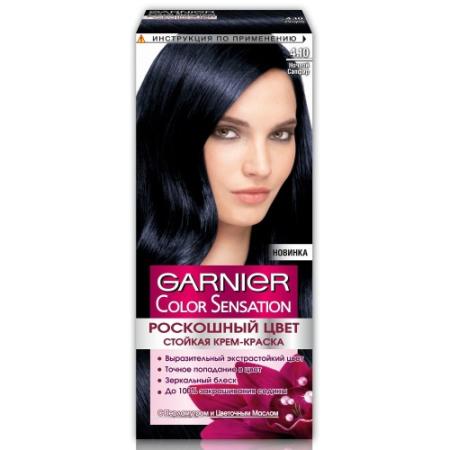 GARNIER Краска для волос COLOR SENSATION 4.10 Ночной сапфир