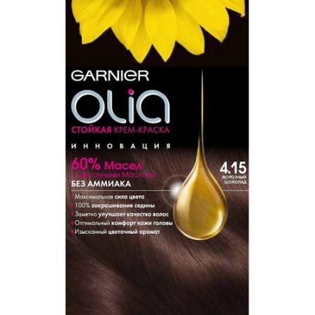 GARNIER Краска для волос OLIA 4.15 Морозный шоколад