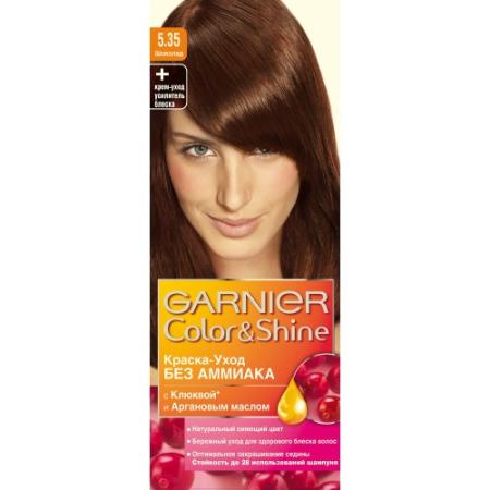 GARNIER Краска для волос COLOR&SHINE 5.35 Шоколад