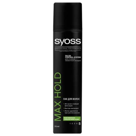 Лак для волос SYOSS "Mini max Hold" 75 мл