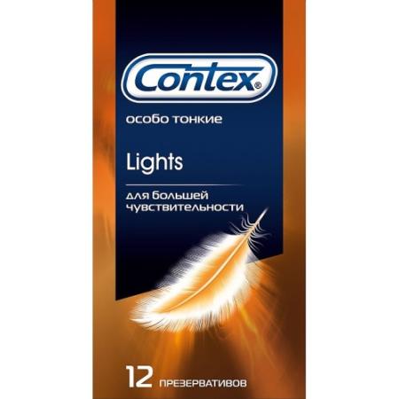 CONTEX Презервативы №12 Lights особо тонкие