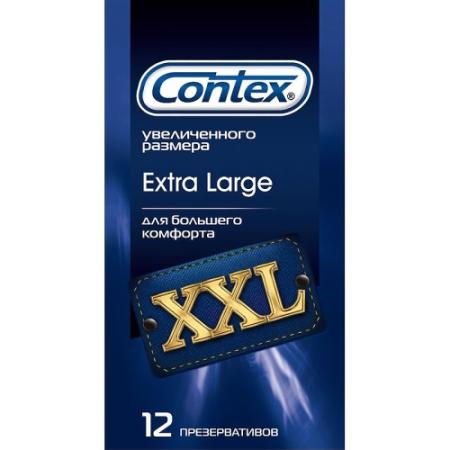 CONTEX Презервативы №12 Extra Large увеличенного размера