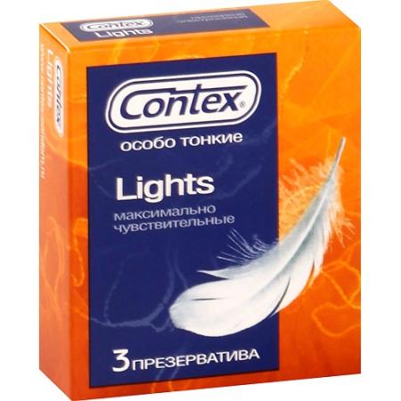 CONTEX Презервативы №3 Lights особо тонкие