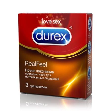 DUREX Презервативы №3 RealFeel для естественных ощущений
