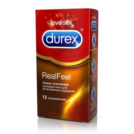 DUREX Презервативы №12 RealFeel для естественных ощущений