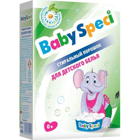 BABY SPECI Порошок для стирки детского белья в коробке 0,5кг