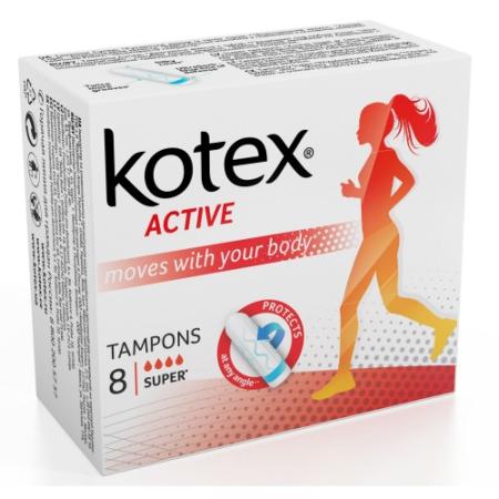 Тампоны Kotex "Active. Super" 8 шт 1353950