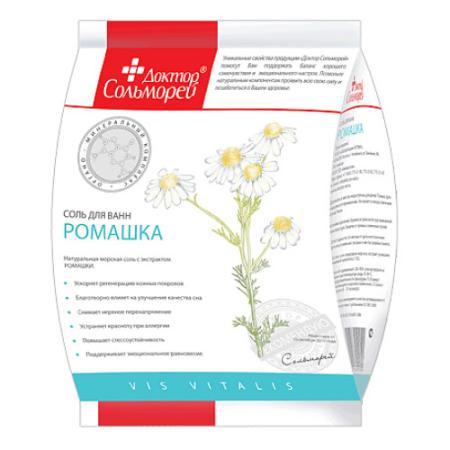 

ДОКТОР СОЛЬМОРЕЙ Соль для ванн Ромашка 500г
