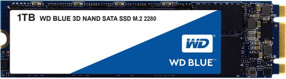 Твердотельный накопитель SSD M.2 1 Tb Western Digital Blue WDS100T2B0B Read 560Mb/s Write 530Mb/s 3D NAND