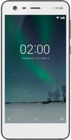 

Смартфон NOKIA 2 Dual sim белый 5" 8 Гб LTE Wi-Fi GPS 3G TA-1029