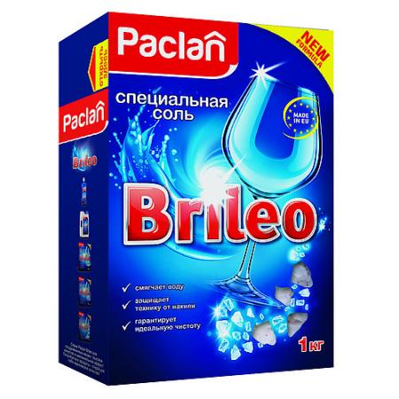 

Paclan Brileo Соль специальная для посудомоченых машин 1кг