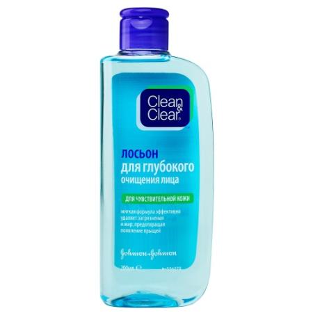 Clean&Clear Лосьон для глубокого очищения лица для чувствительной кожи 200мл