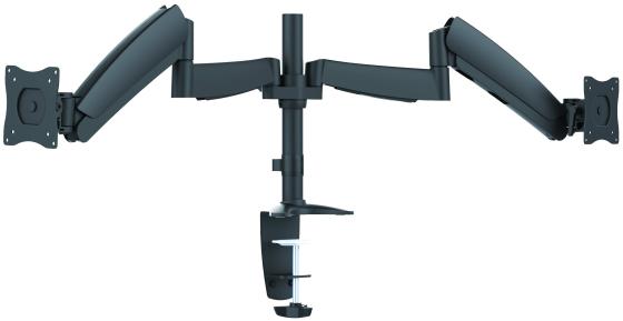 Кронштейн для мониторов Ultramounts UM 703 черный 13"-27" настольный поворот и наклон верт.перемещ макс.9кг