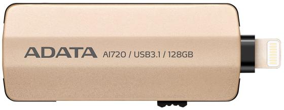 

Флешка USB 128Gb A-Data i-Memory AI720 USB 3.1/Lightning AAI720-128G-CGD золотистый