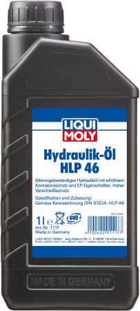 Минеральное гидравлическое масло LiquiMoly Hydraulikoil HLP 46 1 л 1117