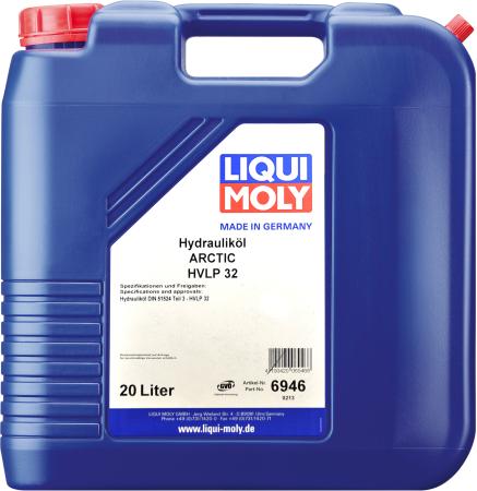 Минеральное гидравлическое масло LiquiMoly Hydraulikoil Arctic HVLP 32 20 л 6946