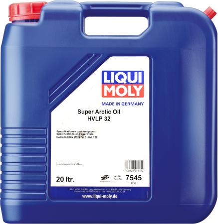 Cинтетическое гидравлическое масло LiquiMoly Super Arctic Oil HVLP 32 20 л 7545