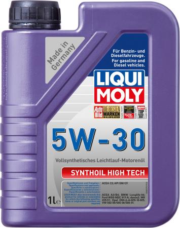 Cинтетическое моторное масло LiquiMoly Synthoil High Tech 5W30 1 л 9075