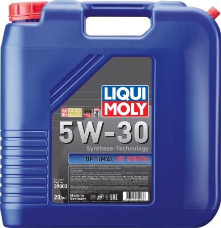 

НС-синтетическое моторное масло LiquiMoly Optimal HT Synth 5W30 20 л 39003