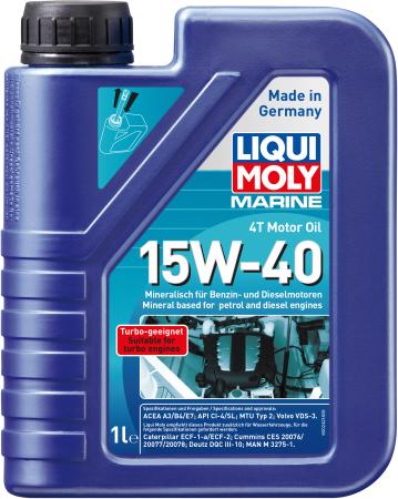 Минеральное моторное масло LiquiMoly Marine 4T Motor Oil 15W40 1 л 25015