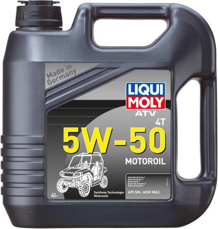 НС-синтетическое моторное масло LiquiMoly ATV 4T Motoroil 5W50 4 л 20738