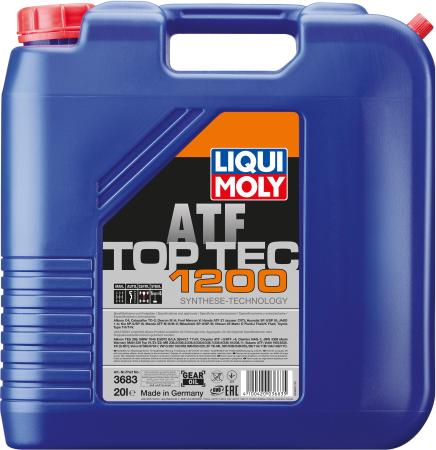 НС-синтетическое трансмиссионное масло LiquiMoly Top Tec ATF 1200 20 л 3683