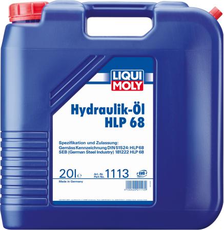 

Минеральное гидравлическое масло LiquiMoly Hydraulikoil HLP 68 20 л 1113