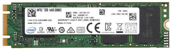 

Твердотельный накопитель SSD M.2 128 Gb Intel SSDSCKKW128G8X1959549 Read 550Mb/s Write 440Mb/s TLC