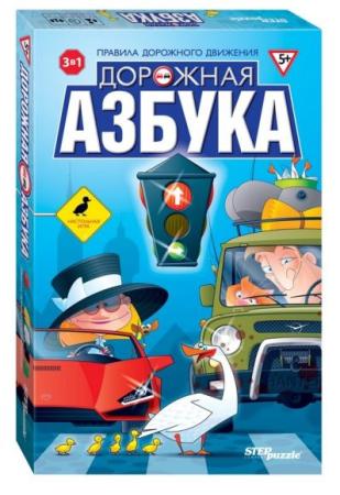 

Настольная игра развивающая СТЕППАЗЛ Дорожная азбука 76541