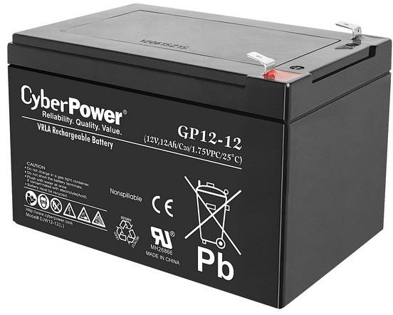 Батарея CyberPower 12V 12Ah GP12-12