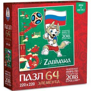 

Пазл 64 элемента FIFA Белый синий красный 03790