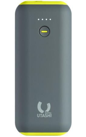 Внешний аккумулятор Power Bank 5000 мАч Smart Buy UTASHI A 5000 (SBPB-715) серый зеленый