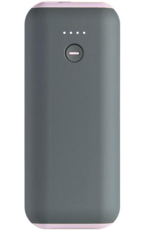 Внешний аккумулятор Power Bank 5000 мАч Smart Buy Utashi A серый розовый SBPB-735