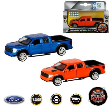 

Машина мет. 1:52 Ford F-150 SVT Raptor, откр.двери, 12см