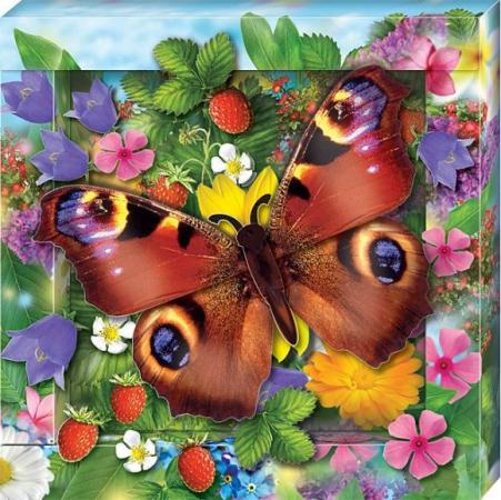 Набор для тв-ва Объемная картинка Радужная бабочка